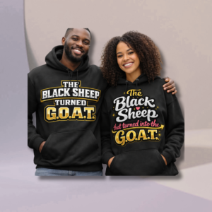 couple set black sheep