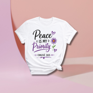 peace is priority t shirt (copy)